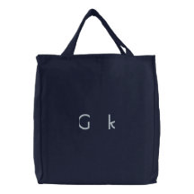 monogramm sac de toile