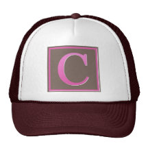 monogramme c casquettes de camionneur