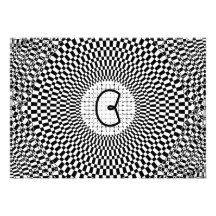 Monogramme C d'illusion optique Faire-parts
