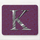 Monogramme de la lettre K Tapis De Souris