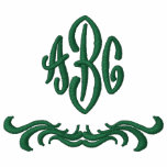 Monogramme de shamrock sweat-shirt à capuche