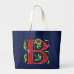 Monogramme décoratif de la lettre B Sac