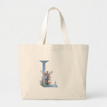 Monogramme féerique L Sacs En Toile