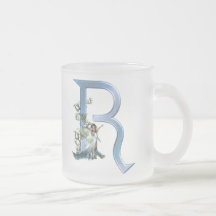 Monogramme féerique R Tasse