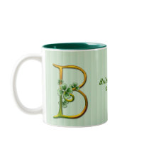 Monogramme irlandais B d'or
