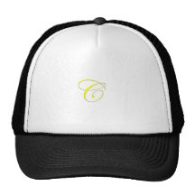 Monogramme jaune C Casquettes
