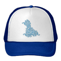 MONOGRAMME L BLEU CASQUETTE
