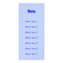 Monogramme moderne - bleu double carte en  couleur
