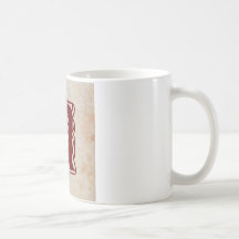monogramme mugs à café