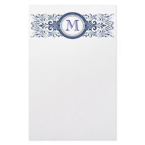 Monogramme personnalisable fleuri stationnaire
