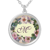 MONOGRAMME SAUVAGE DE ROSES COLLIER