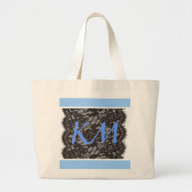 Monogramme sur la dentelle fourre-tout de achat sacs