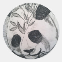 Monsieur Panda Autocollant