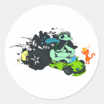 Monster Auto car Stickers