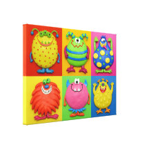Monstres Impressions Sur Toile