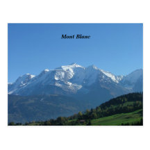 Mont Blanc - Carte Postale