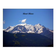 Mont Blanc - Carte Postale