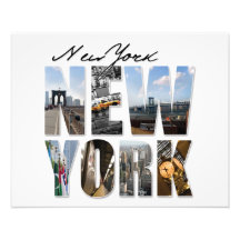 Montage de NYC New York City Photo D’art