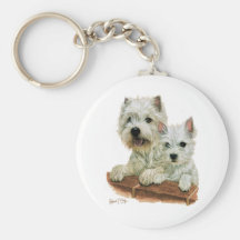 Montagne Terrier blanc occidentale Porte-clés