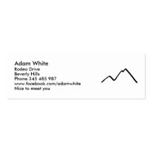 Montagnes Cartes De Visite Professionnelles