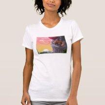 montagnes de porcelaine t-shirts