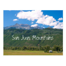 Montagnes de San Juan Carte Postale