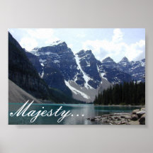 Montagnes majestueuses affiches