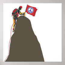 Montée pour la paix pour des murs affiches