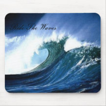 Montez les vagues tapis de souris