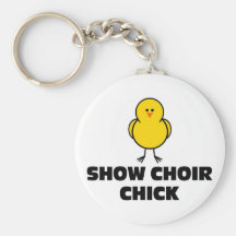 Montrez le poussin de choeur porte-clefs
