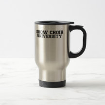 Montrez l'université de choeur tasse