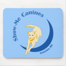Montrez-moi les canines tapis de souris