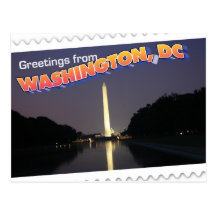 Monument de Washington, Washington de carte postal