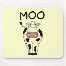 Moo de T-shirts en de Giften van de Koe Muismat