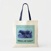 "Moo. .ve over " Draagtassen