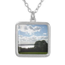 Mooi uitzicht van de hemel & het water in Nieuwpoo Persoonlijke Ketting
