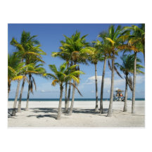 Mooi Zonnig Strand in het Briefkaart van de Middag Wenskaarten