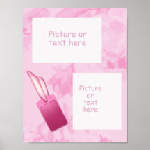 Mooie in Roze ~ 2 de BloemenPagina van het Venster Posters