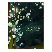 Mooie Nacht: De Briefkaarten van het huwelijk RSVP Wens Kaart