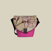 mooie oosters stijl bloemenontwerp rickshaw messenger bags