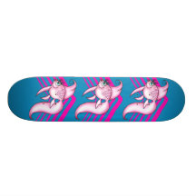 Mooie Roze Vissen Skateboard Deck