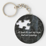 Morceau absent de puzzle porte-clefs