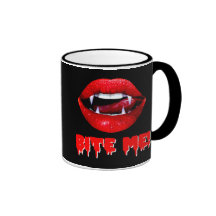 Mordez-moi vampire Halloween Tasses À Café