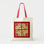 Mosaïque de vacances sac fourre-tout