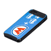 Moscow metro pass cases for iPhone 5