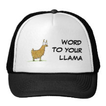 MOT À VOTRE LAMA CASQUETTE DE CAMIONNEUR
