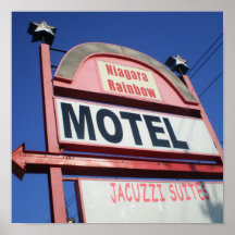 Motel d'arc-en-ciel de Niagara Affiches