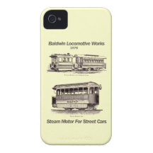 Moteur de vapeur de Baldwin pour les voitures 1876 Étui iPhone 4