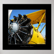 Moteur radial/biplan posters