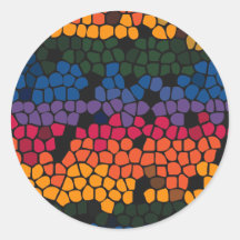 Motif #2 d'arc-en-ciel autocollants